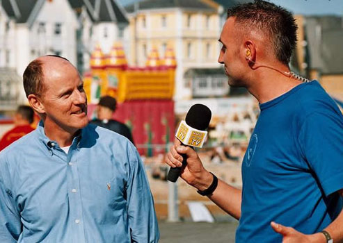 Eugene from big brother interviews at birdman production